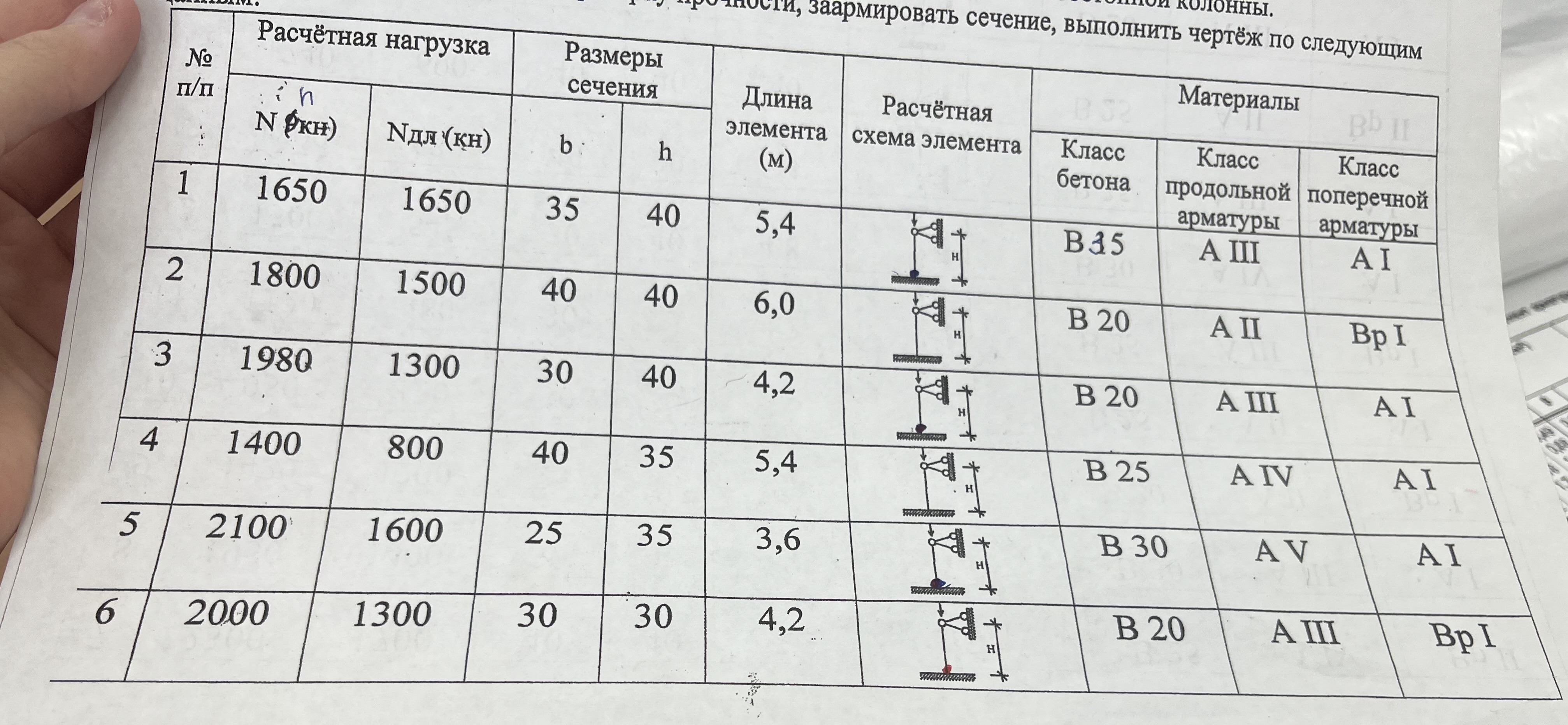 Помогите решить задачу, вар. 6